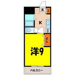 アルザス　ナデシコ（前橋市関根町）の物件間取画像